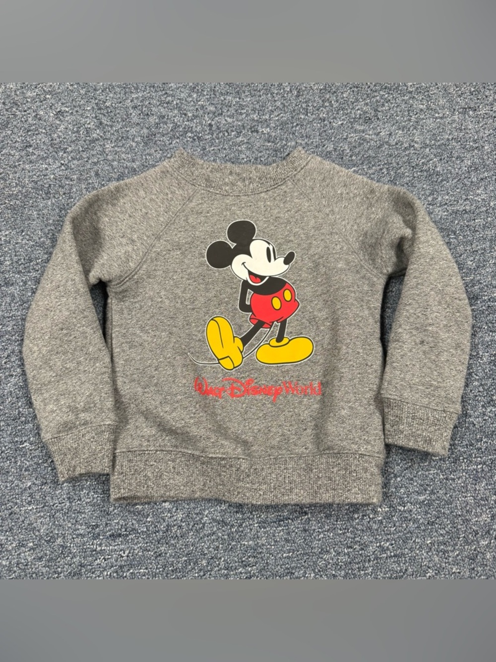 Walt Disney World Mickey Mouse Graphic Crew Sweatshirt Size 3T